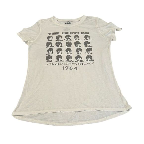 The Beatles szM Cream Graphic “A hard days night” 1964 graphic T-shirt GUC - Picture 1 of 7